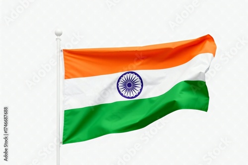 Indian flag for republic day 26 january and 15 august, independence day, india, freedom, day, festival, empty space for design india, freedom, festival, saffron, orange, green,