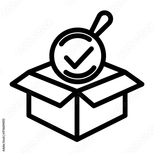 Quality Control Inspection Audit icon from the Customer Development icon collection (Outline Style)