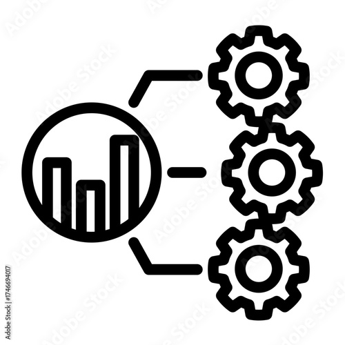 Strategic Business Process Concept icon from the Customer Development icon collection (Outline Style)