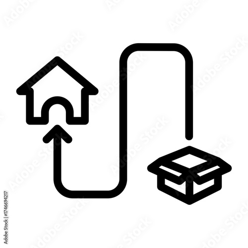 Shipping Delivery Order Check icon from the Customer Development icon collection (Outline Style)