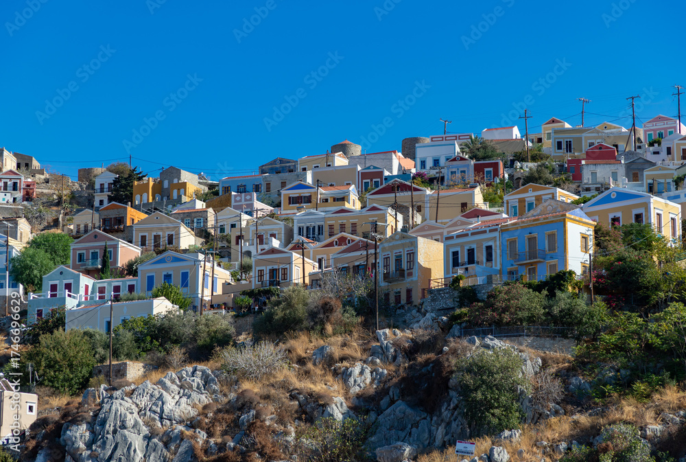 Obraz premium Ano Symi in Symi Island