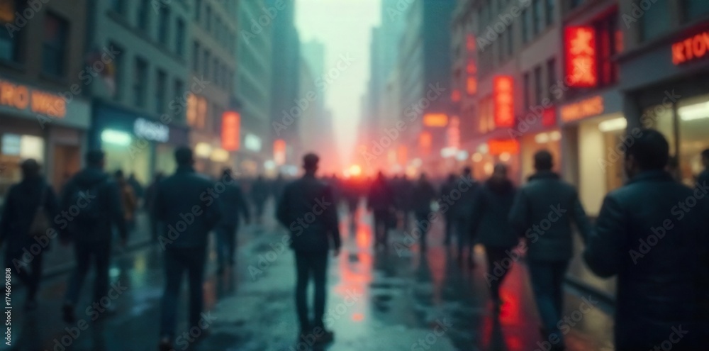custom made wallpaper toronto digitalBlurred Retro Photo Chaotic Scene of Missed Opportunity, Disappointment and Defeat