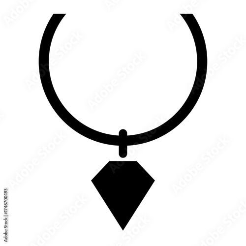Jewellery vector, clip art, and symbol. Flat design of  accessories concept and simple design