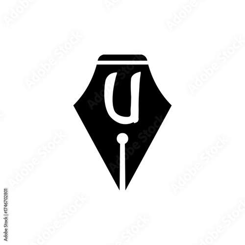 Initial U Logo Design Vector Illustration