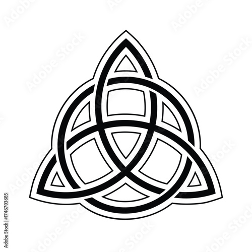 Celtic Trinity Knot, Triquetra Logo