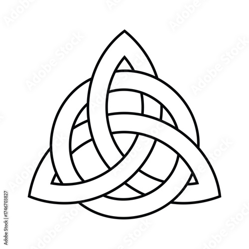 Celtic Trinity Knot, Triquetra Logo