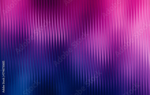 Konstfotografi Vibrant gradient of pink purple and blue abstract geometric pattern with vertica