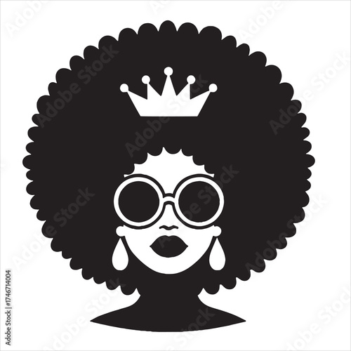 Afro woman