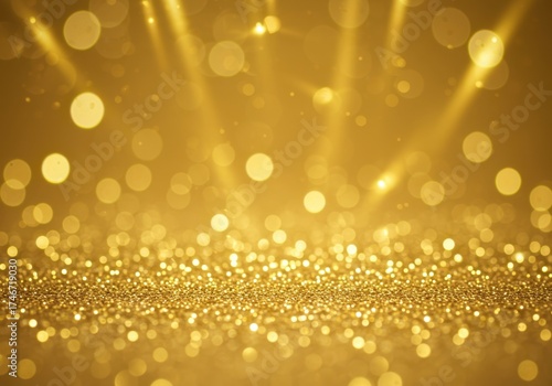 A luxurious golden sparkle background, shimmering with radiant metallic gold tones
