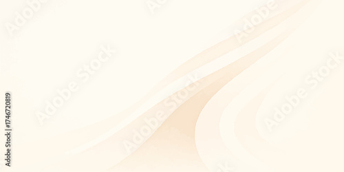 Abstract flowing orange and gold wave design with smooth satin texture and light pattern