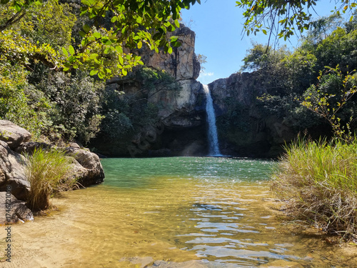 Cave Waterfall, Delfinópolis, Serra da Canastra, Minas Gerais