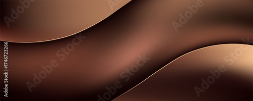 Abstract Brown Wave Design Background. eps 10