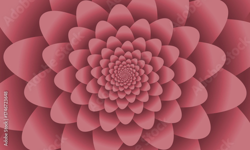 Luxury abstract peach color flower background design