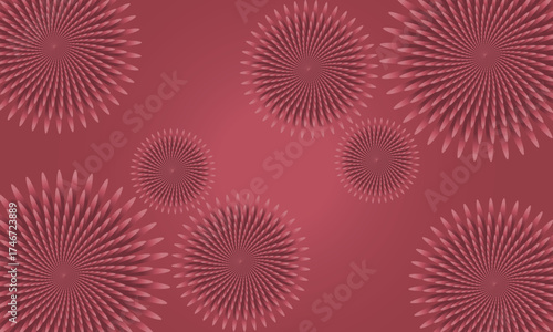 Luxury abstract peach color flower background design