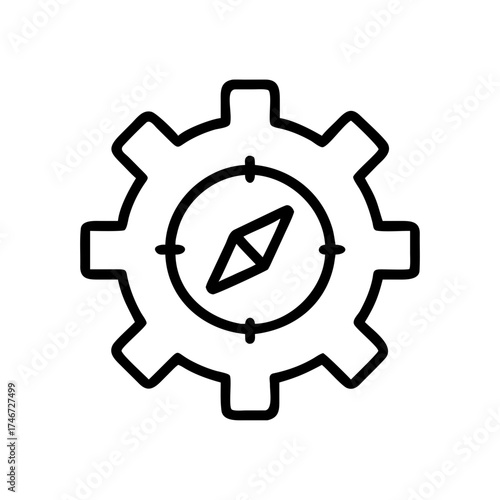 Engineering Gear Design Illustration