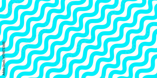 Wavy stripes seamless background. Thin hand drawn uneven waves vector pattern. Striped abstract template. Cute wavy streaks texture.
