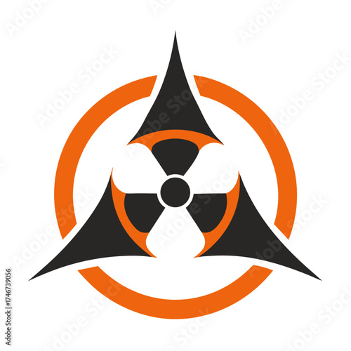 Vector of Toxic sign on white background