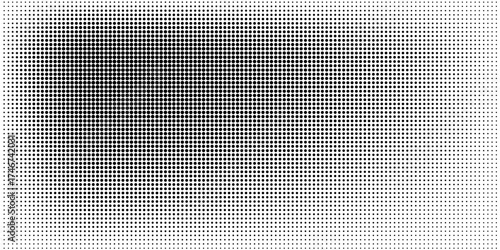 Background with monochrome dotted texture. Polka dot pattern template vector dots pattern
