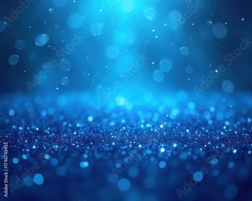 A luxurious blue sparkle background