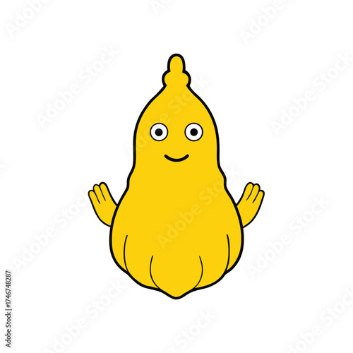 Buddhas Hand Citron With Spread Fingers And Surprised Look Vector