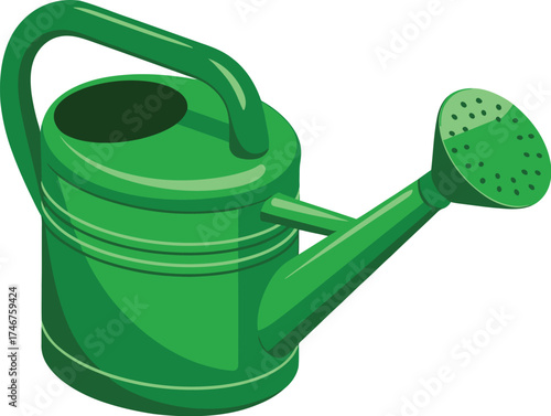 Buy green watering can for gardening plants flowers vegetables and lawn care