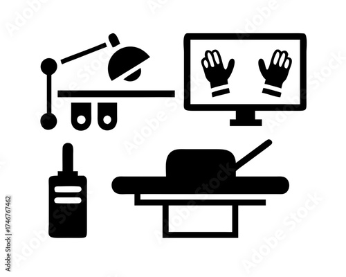 Operating room equipment for medical procedures