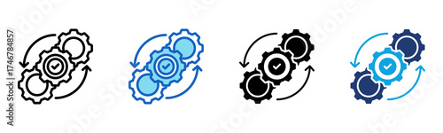 Operation icon Multi Style Vector Illustration