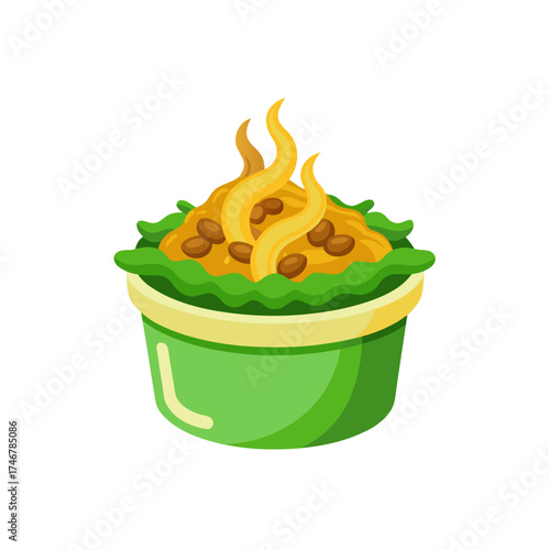 green bean casserole  crispy onion topping  on a w