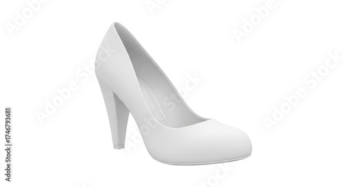 Bilde på lerret Isolated elegant formal pump shoe perfect for business or special occasions fash