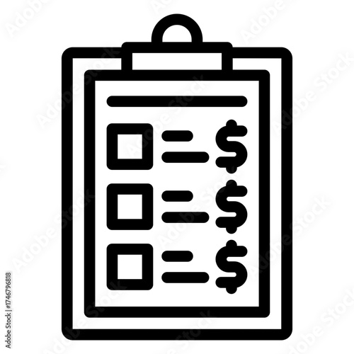 price list icon