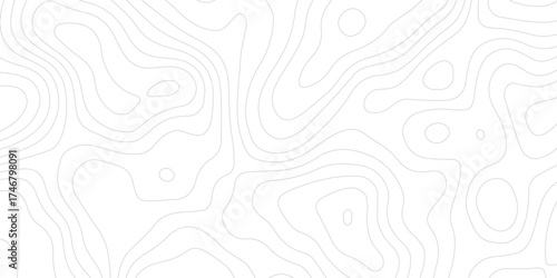a topographic map with gray contour lines, set against a white background, depicting elevation changes in an abstract representation	