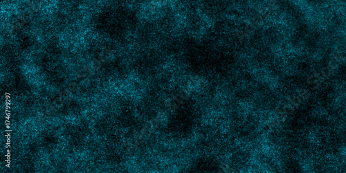 Abstract dark blue grunge natural smooth cement concrete floor and plaster dirty wall background texture. blue marble texture and blue paper texture. plastered long panoramic concrete wall background.