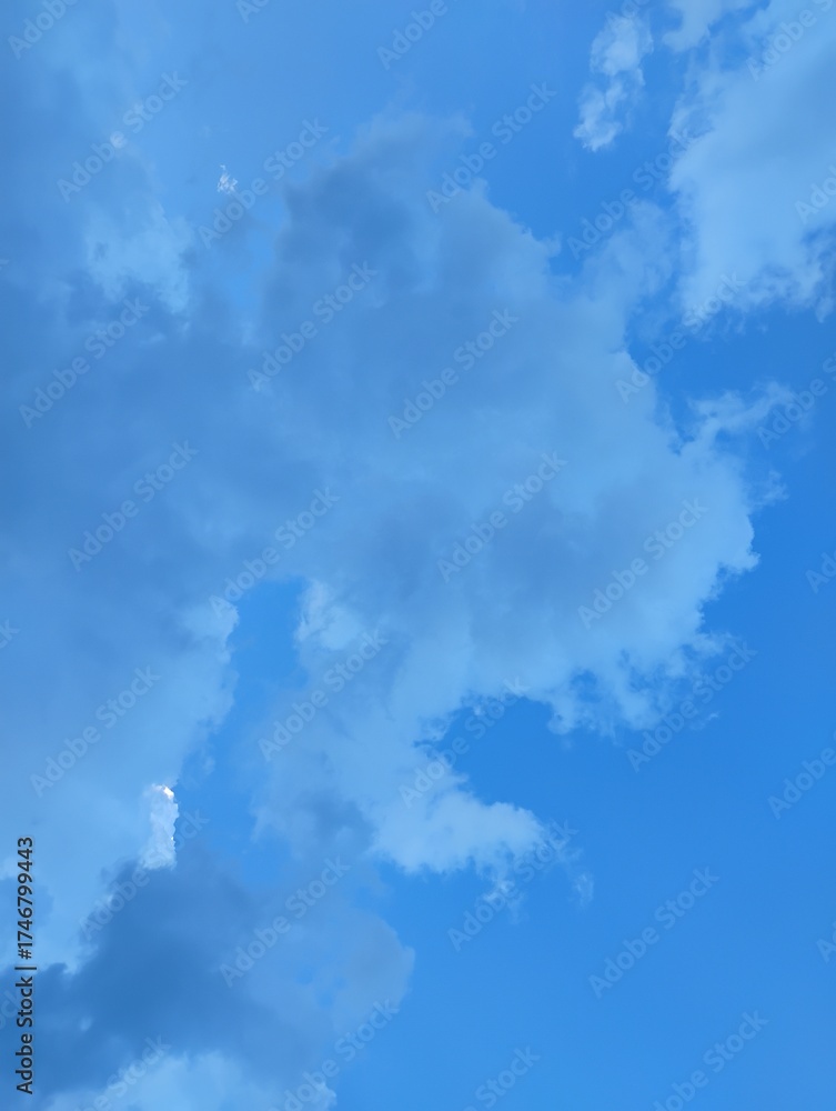 Fototapeta premium blue sky with clouds