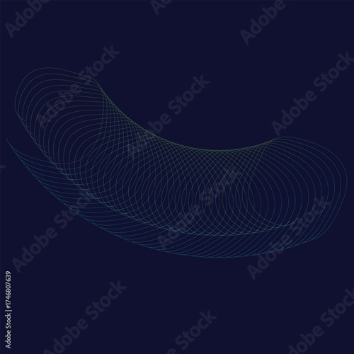 Abstract night sky aurora lights glowing cosmic dust stars deep space celestial wonder