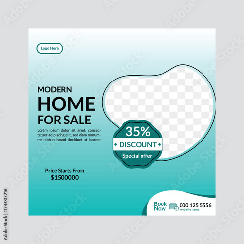 social media post design template