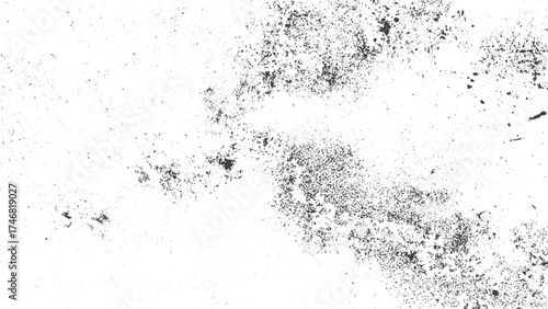 Distressed overlay monochrome grunge background texture for modern urban style artwork and print design  