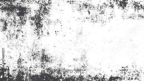 Distressed overlay monochrome grunge background texture for modern urban style artwork and print design  