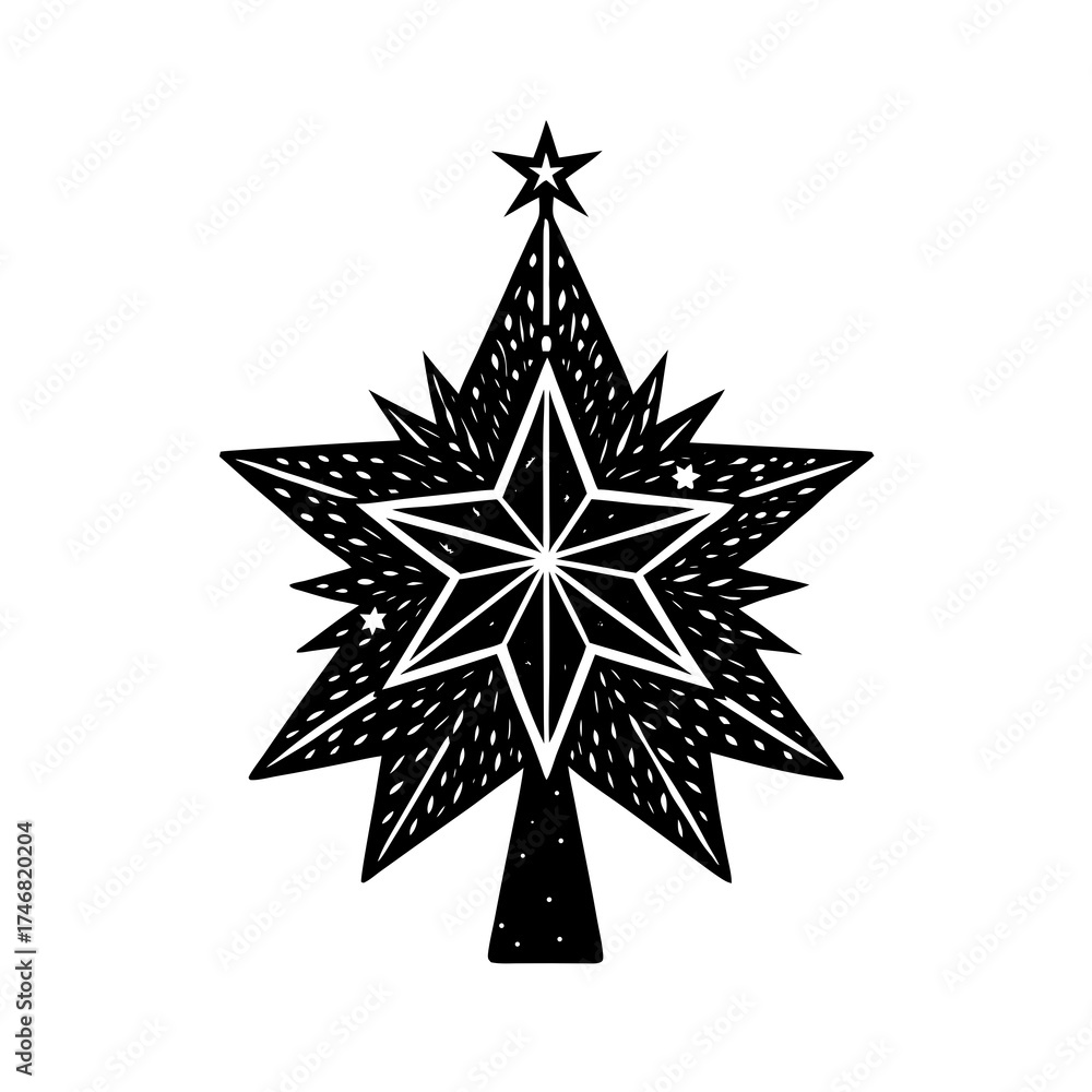 Fototapeta premium christmas tree icon