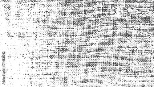Distressed Fabric Texture Vector with Crosshatch Weaving Pattern and Subtle Sketch Effect