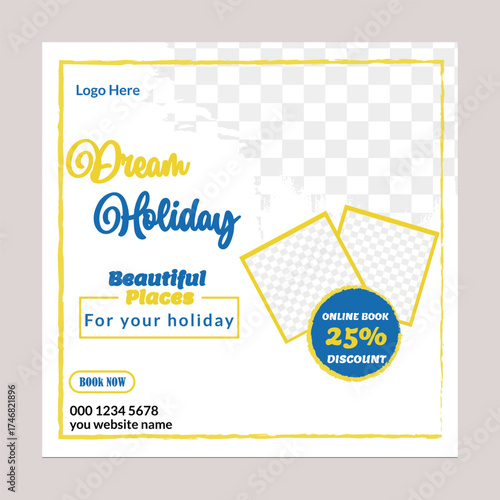 social media post design template