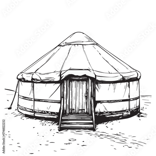 traditional yurt house