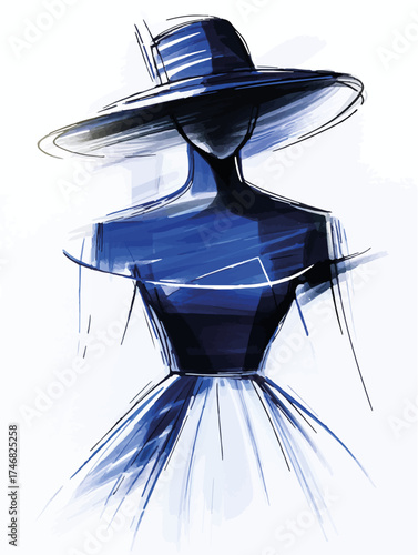 Aus der Serie: Design, Fashion und Modells, Entwürfe und Skizzen
