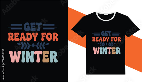 Get ready for winter retro style typography