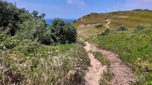 Cabo da Roca Portugal hiking travel video outdoor landscape scenic coast tourism adventure summer nature