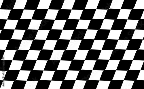 Race flag. Checkered flag. Racing stripes. Race motorsport graphics. Vector illustration
