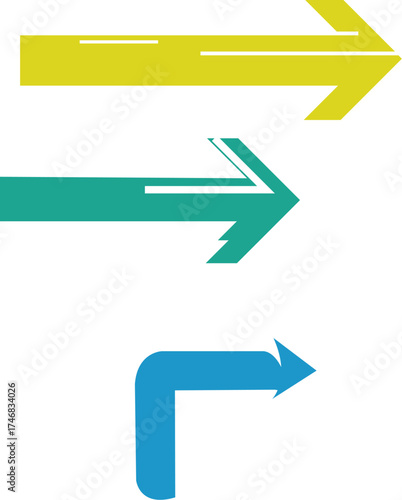 futuristic arrow design