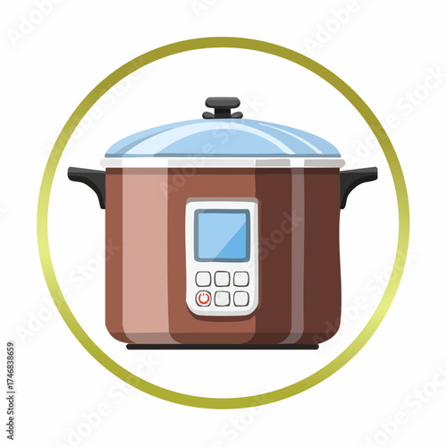 Flavorful seafood paella in a traditional pan, garnished with fresh mint and lemon slices, a vibrant Spanish delicacy