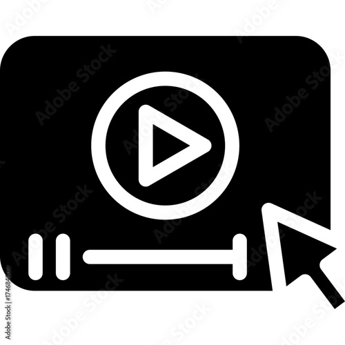 Cinema Set of Web Icons Movie and Film Icon Collection Containing Video Movie Theater 3D VR Popcorn Ticket Director Soundtrack and More