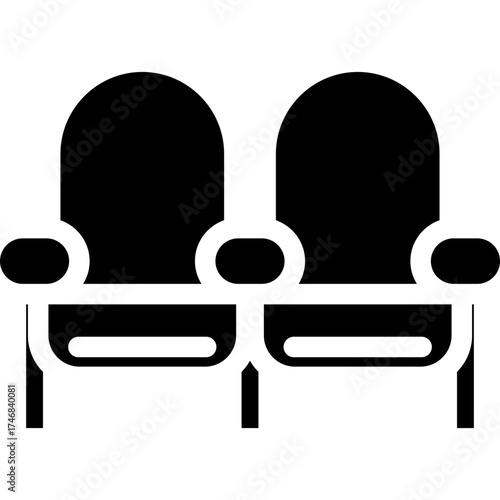Cinema Set of Web Icons Movie and Film Icon Collection Containing Video Movie Theater 3D VR Popcorn Ticket Director Soundtrack and More