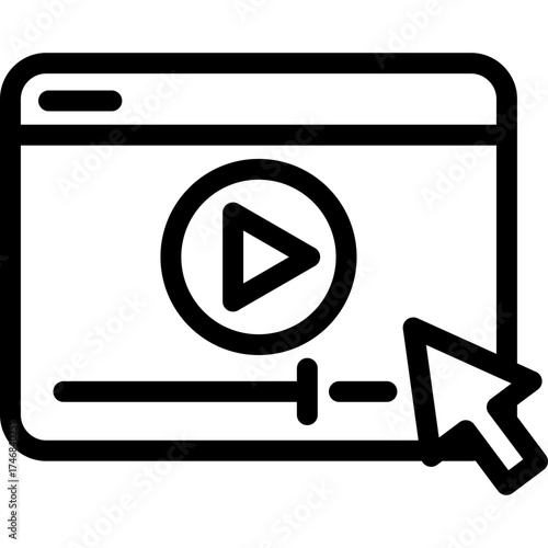 Cinema Set of Web Icons Movie and Film Icon Collection Containing Video Movie Theater 3D VR Popcorn Ticket Director Soundtrack and More